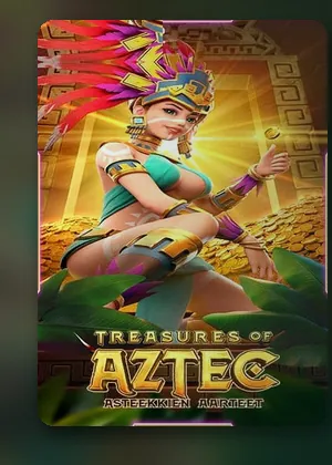 ปกเกมสล็อต Treasures of Aztec ในห้องเกม XO789