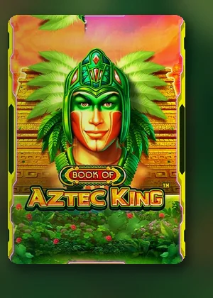ปกเกมสล็อต Book of Aztec King ในห้องสล็อตของ XO789